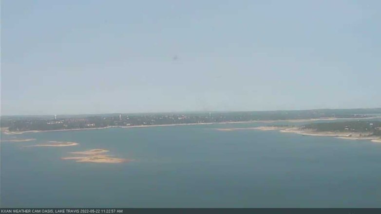 Lake Travis webcam, May 22, 2022 11:25 AM CT