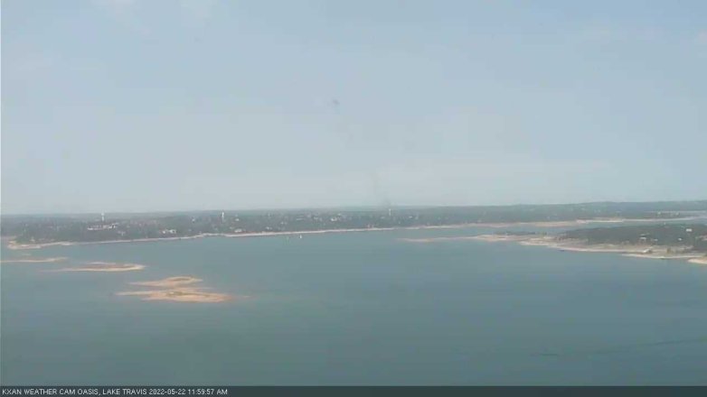 Lake Travis webcam, May 22, 2022 12:00 PM CT