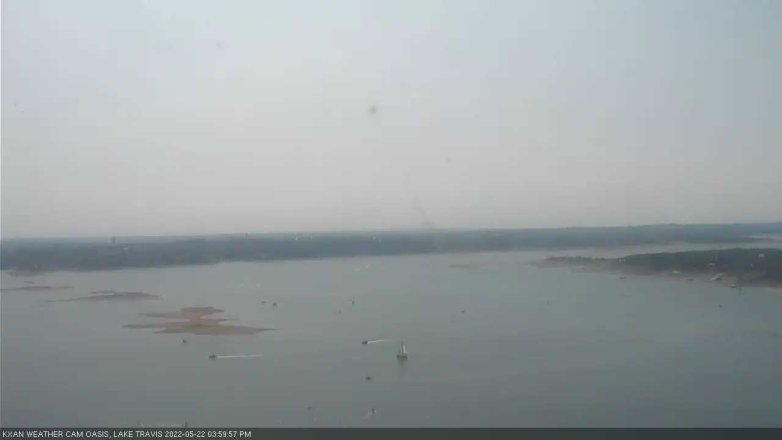 Lake Travis webcam, May 22, 2022 4:00 PM CT
