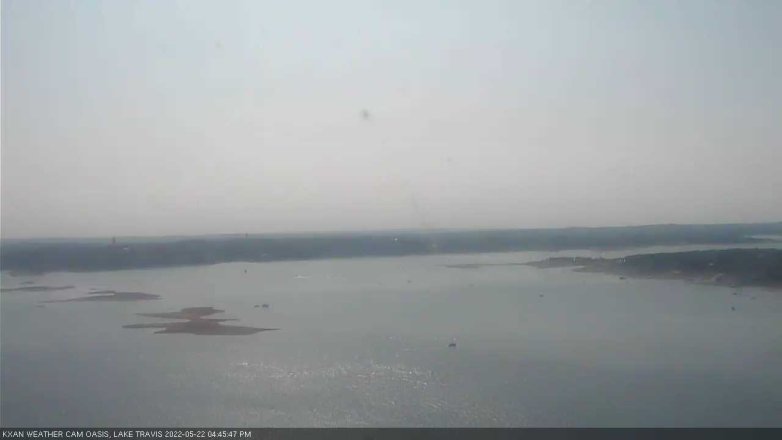 Lake Travis webcam, May 22, 2022 4:45 PM CT