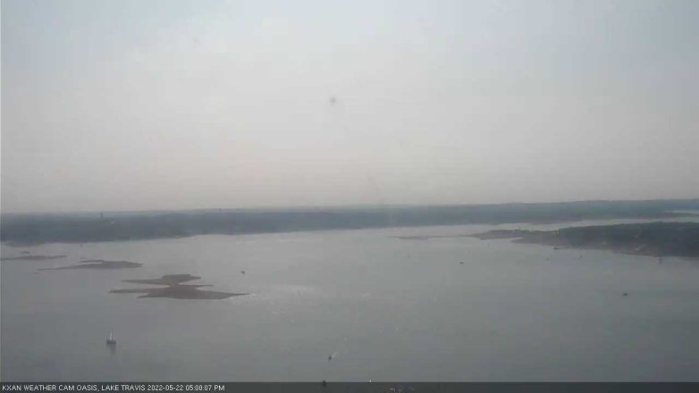 Lake Travis webcam, May 22, 2022 5:00 PM CT