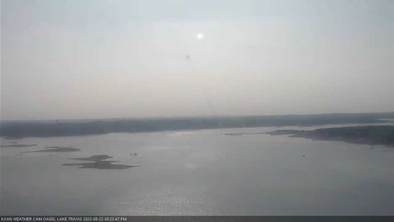 Lake Travis webcam, May 22, 2022 5:25 PM CT