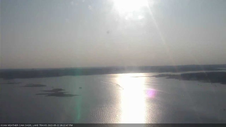 Lake Travis webcam, May 22, 2022 6:25 PM CT