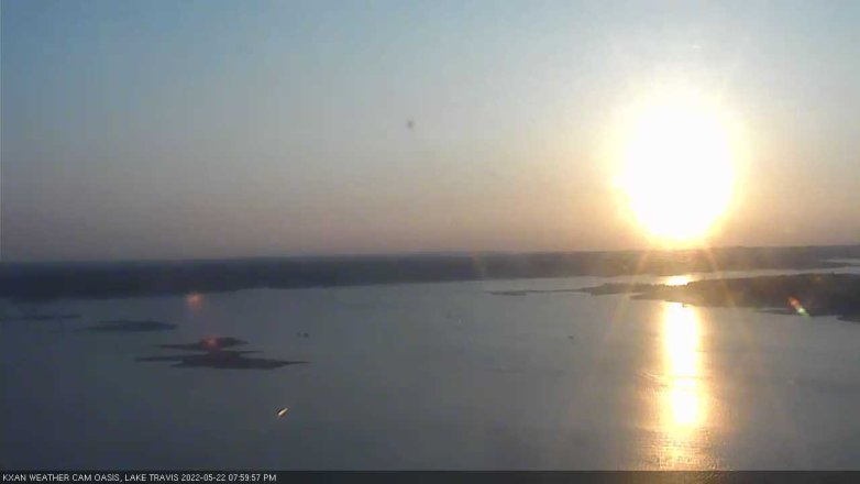 Lake Travis webcam, May 22, 2022 8:00 PM CT