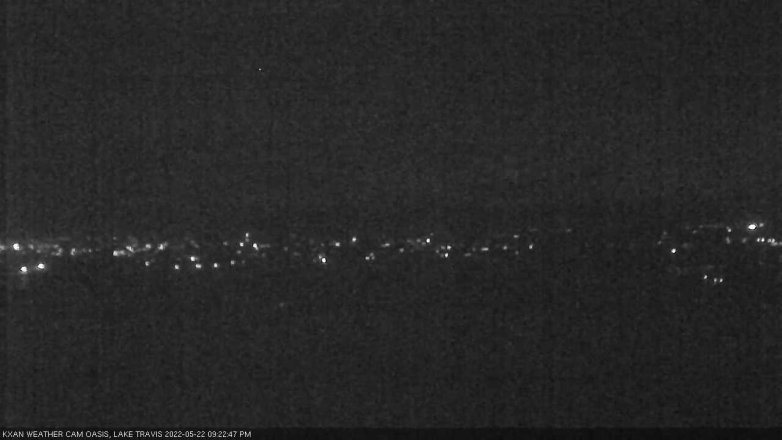 Lake Travis webcam, May 22, 2022 9:25 PM CT