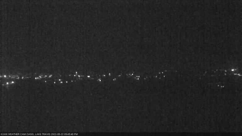 Lake Travis webcam, May 22, 2022 9:45 PM CT