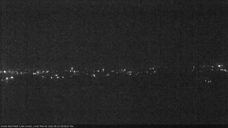Lake Travis webcam, May 22, 2022 10:00 PM CT