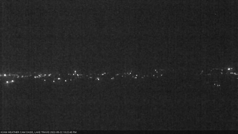 Lake Travis webcam, May 22, 2022 10:25 PM CT