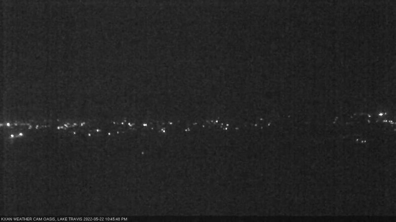 Lake Travis webcam, May 22, 2022 10:45 PM CT
