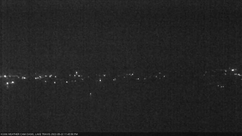 Lake Travis webcam, May 22, 2022 11:45 PM CT