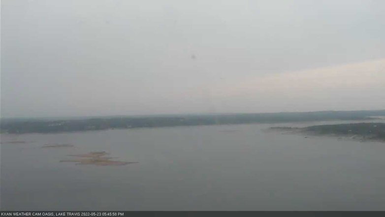 Lake Travis webcam, May 23, 2022 5:45 PM CT