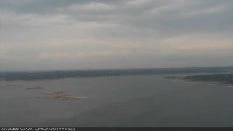 Lake Travis webcam, May 23, 2022 7:25 PM CT
