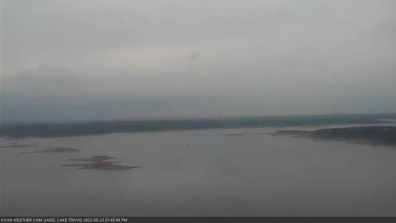 Lake Travis webcam, May 23, 2022 7:45 PM CT