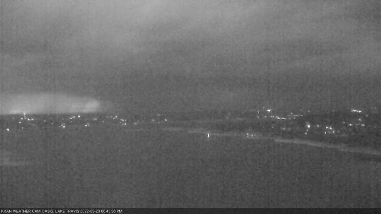 Lake Travis webcam, May 23, 2022 8:45 PM CT