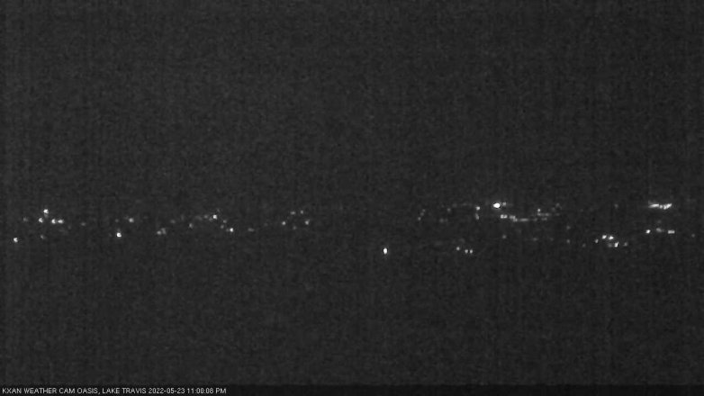 Lake Travis webcam, May 23, 2022 11:00 PM CT