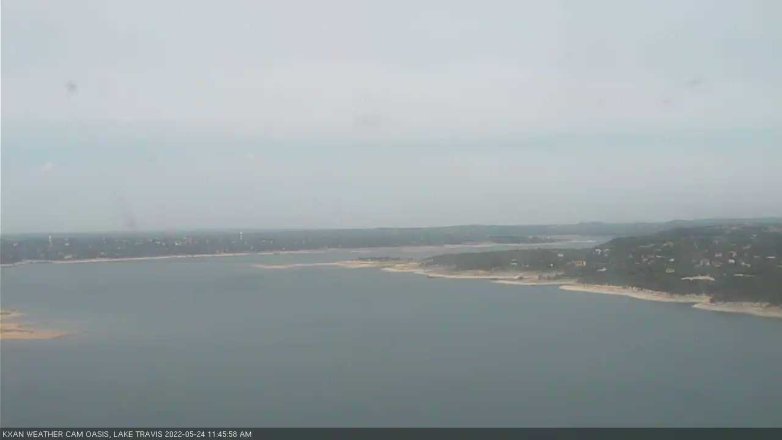 Lake Travis webcam, May 24, 2022 11:45 AM CT