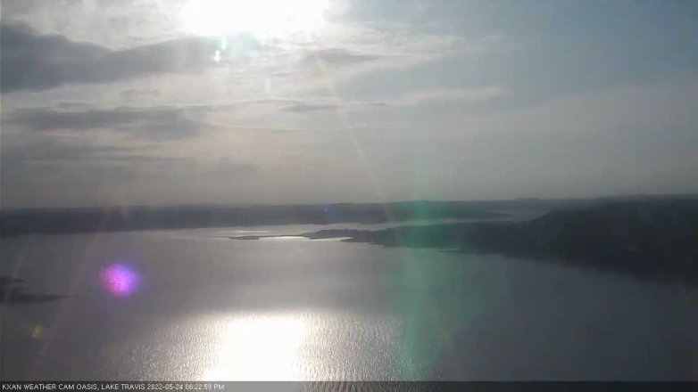 Lake Travis webcam, May 24, 2022 6:25 PM CT