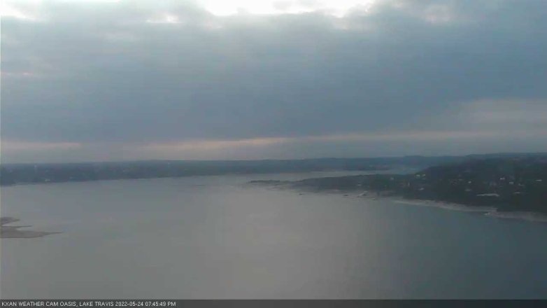 Lake Travis webcam, May 24, 2022 7:45 PM CT