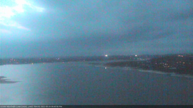 Lake Travis webcam, May 24, 2022 8:45 PM CT