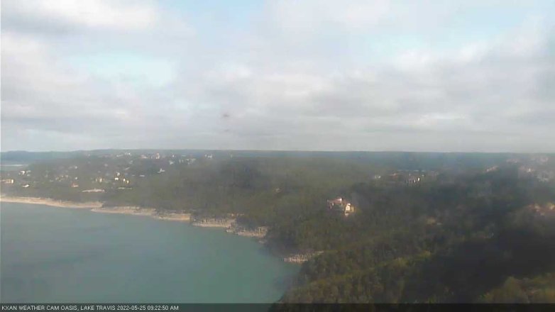 Lake Travis webcam, May 25, 2022 9:25 AM CT