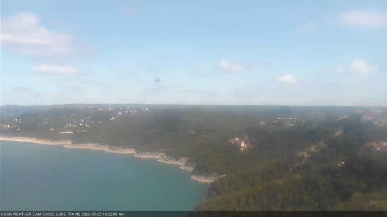 Lake Travis webcam, May 25, 2022 10:25 AM CT