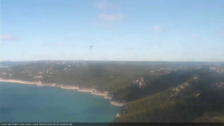 Lake Travis webcam, May 25, 2022 10:45 AM CT