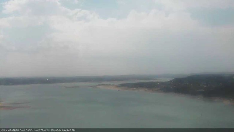 Lake Travis webcam, July 14, 2022 3:45 PM CT