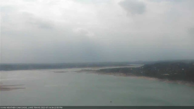Lake Travis webcam, July 14, 2022 4:25 PM CT
