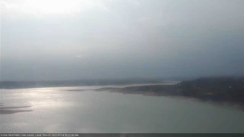 Lake Travis webcam, July 14, 2022 5:25 PM CT