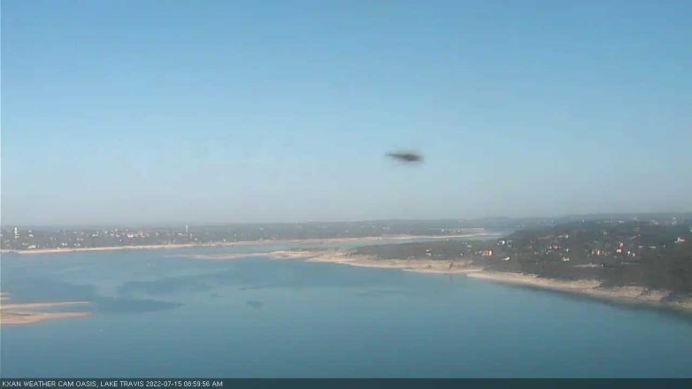 Lake Travis webcam, July 15, 2022 9:00 AM CT