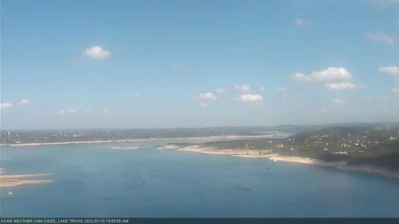 Lake Travis webcam, July 15, 2022 11:00 AM CT