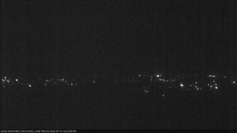 Lake Travis webcam, July 15, 2022 10:25 PM CT