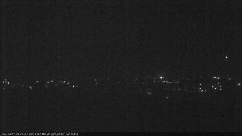 Lake Travis webcam, July 15, 2022 11:45 PM CT
