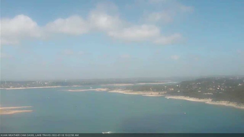 Lake Travis webcam, July 16, 2022 10:25 AM CT