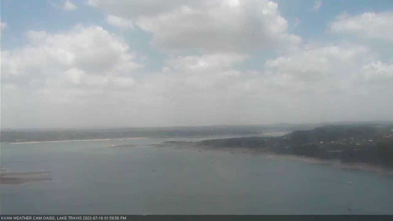 Lake Travis webcam, July 16, 2022 2:00 PM CT