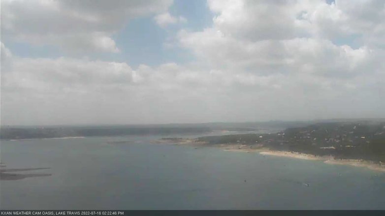 Lake Travis webcam, July 16, 2022 2:25 PM CT