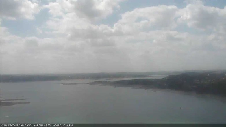 Lake Travis webcam, July 16, 2022 3:45 PM CT