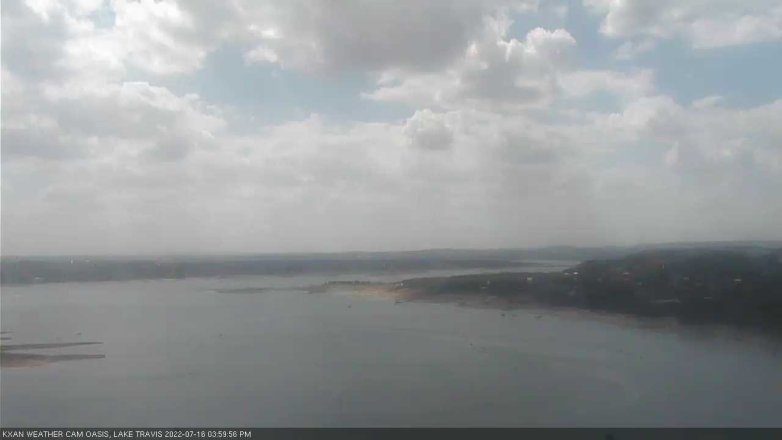 Lake Travis webcam, July 16, 2022 4:00 PM CT