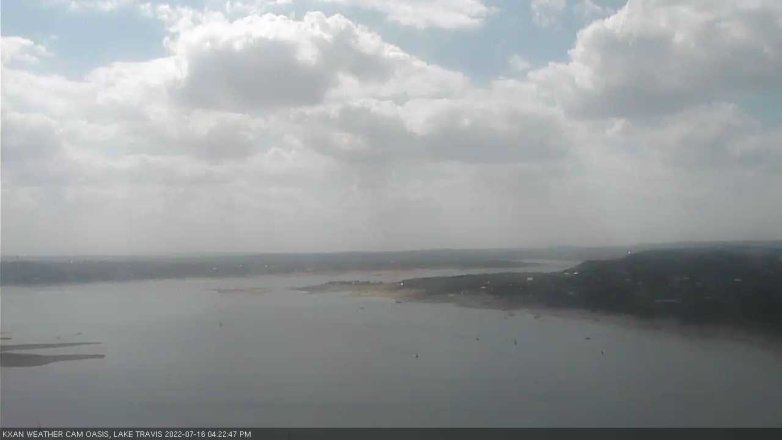 Lake Travis webcam, July 16, 2022 4:25 PM CT