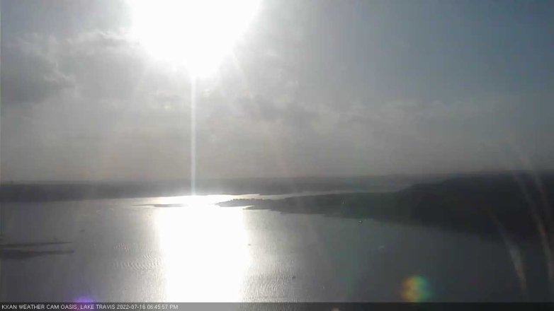 Lake Travis webcam, July 16, 2022 6:45 PM CT