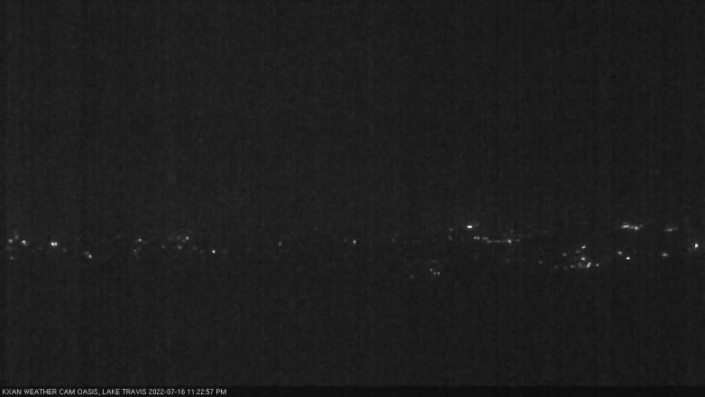 Lake Travis webcam, July 16, 2022 11:25 PM CT