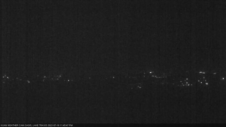 Lake Travis webcam, July 16, 2022 11:45 PM CT