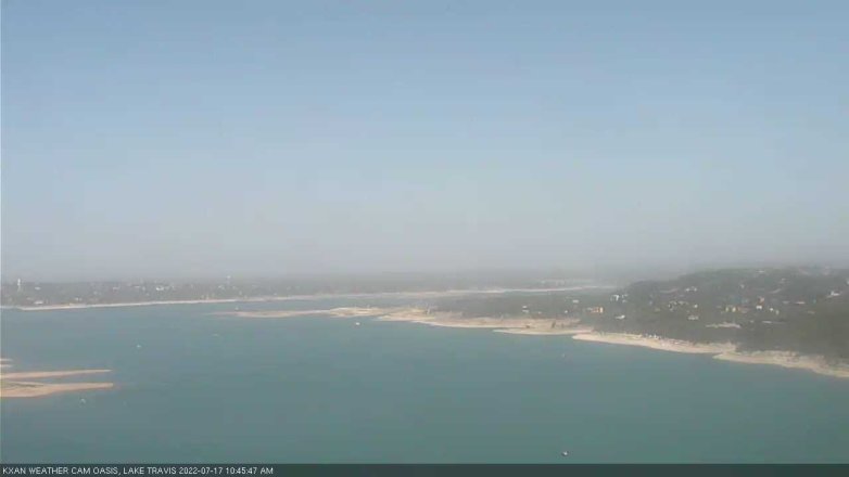 Lake Travis webcam, July 17, 2022 10:45 AM CT
