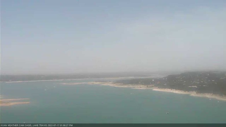 Lake Travis webcam, July 17, 2022 1:00 PM CT