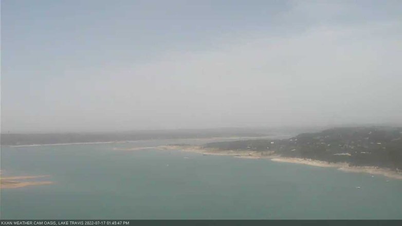 Lake Travis webcam, July 17, 2022 1:45 PM CT