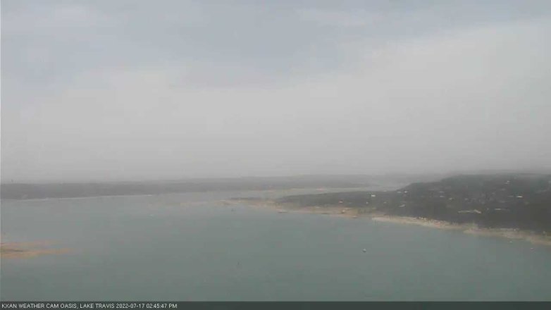 Lake Travis webcam, July 17, 2022 2:45 PM CT