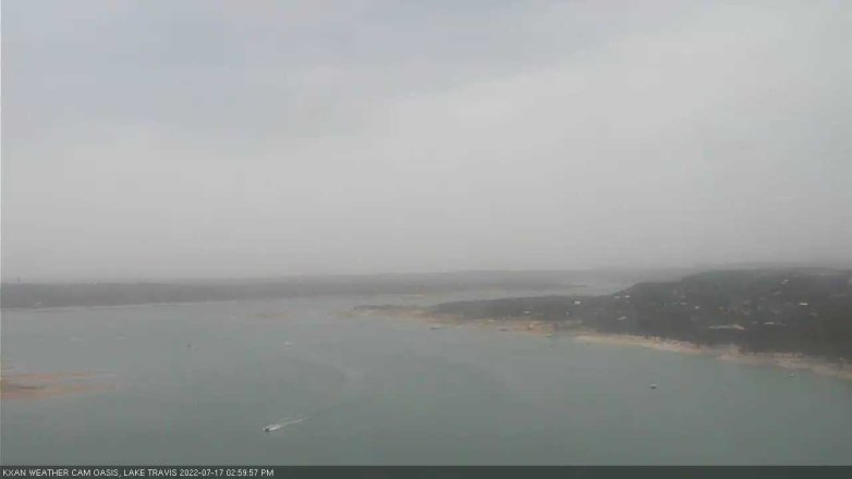 Lake Travis webcam, July 17, 2022 3:00 PM CT