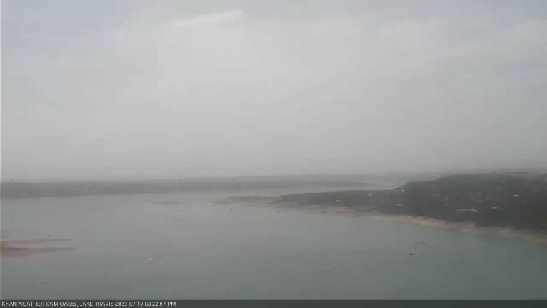 Lake Travis webcam, July 17, 2022 3:25 PM CT
