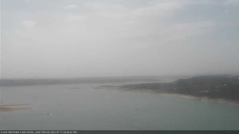 Lake Travis webcam, July 17, 2022 3:45 PM CT