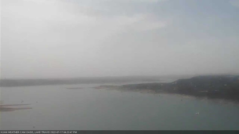 Lake Travis webcam, July 17, 2022 4:25 PM CT